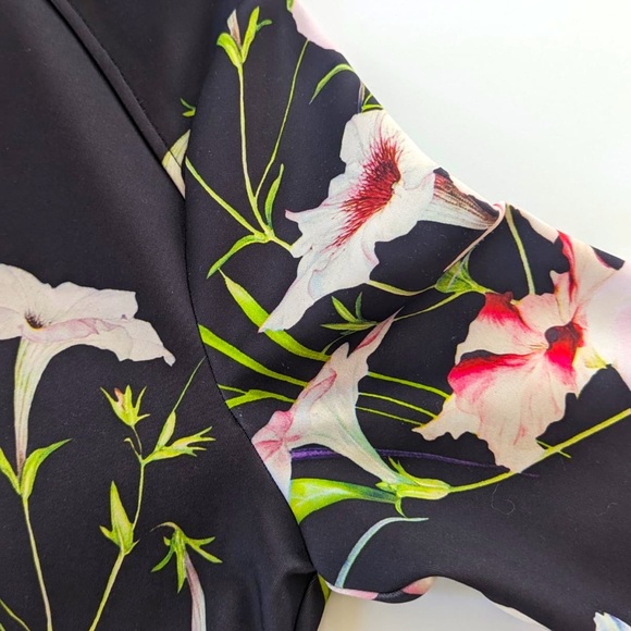 Ted Baker London Youma Mirrored Tropics Collar Dress Size 8 US - Picture 7 of 13